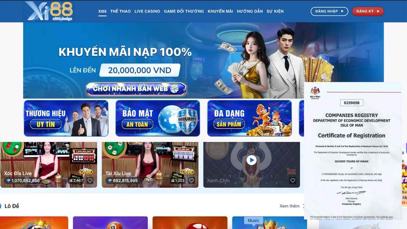 Giới thiệu Xi88 - Nguồn gốc và chứng nhận pháp lý . Giới thiệu Xi88 - Nguồn gốc và chứng nhận pháp lý .
